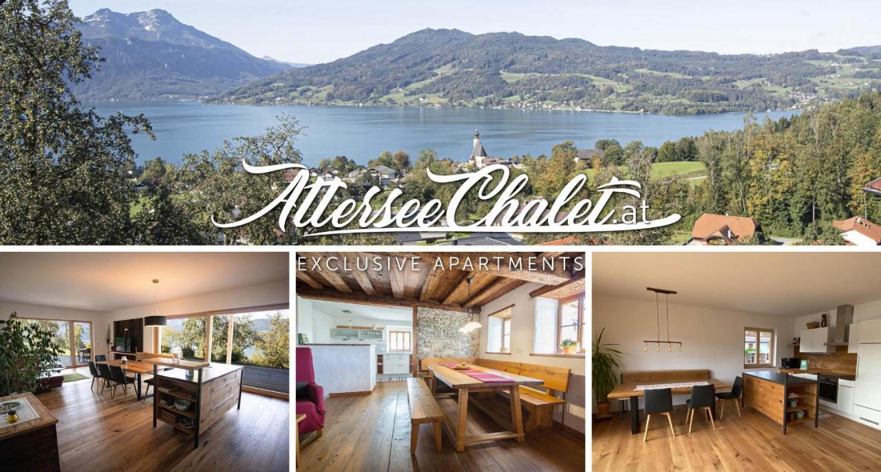 Attersee-Chalet Angermann Familie Spalt Steinbach am Attersee Exteriér fotografie